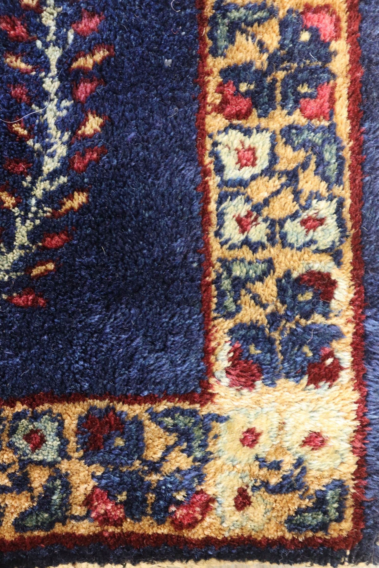 Antique Kerman Mat (Pair) Handwoven Traditional Rug, J66273