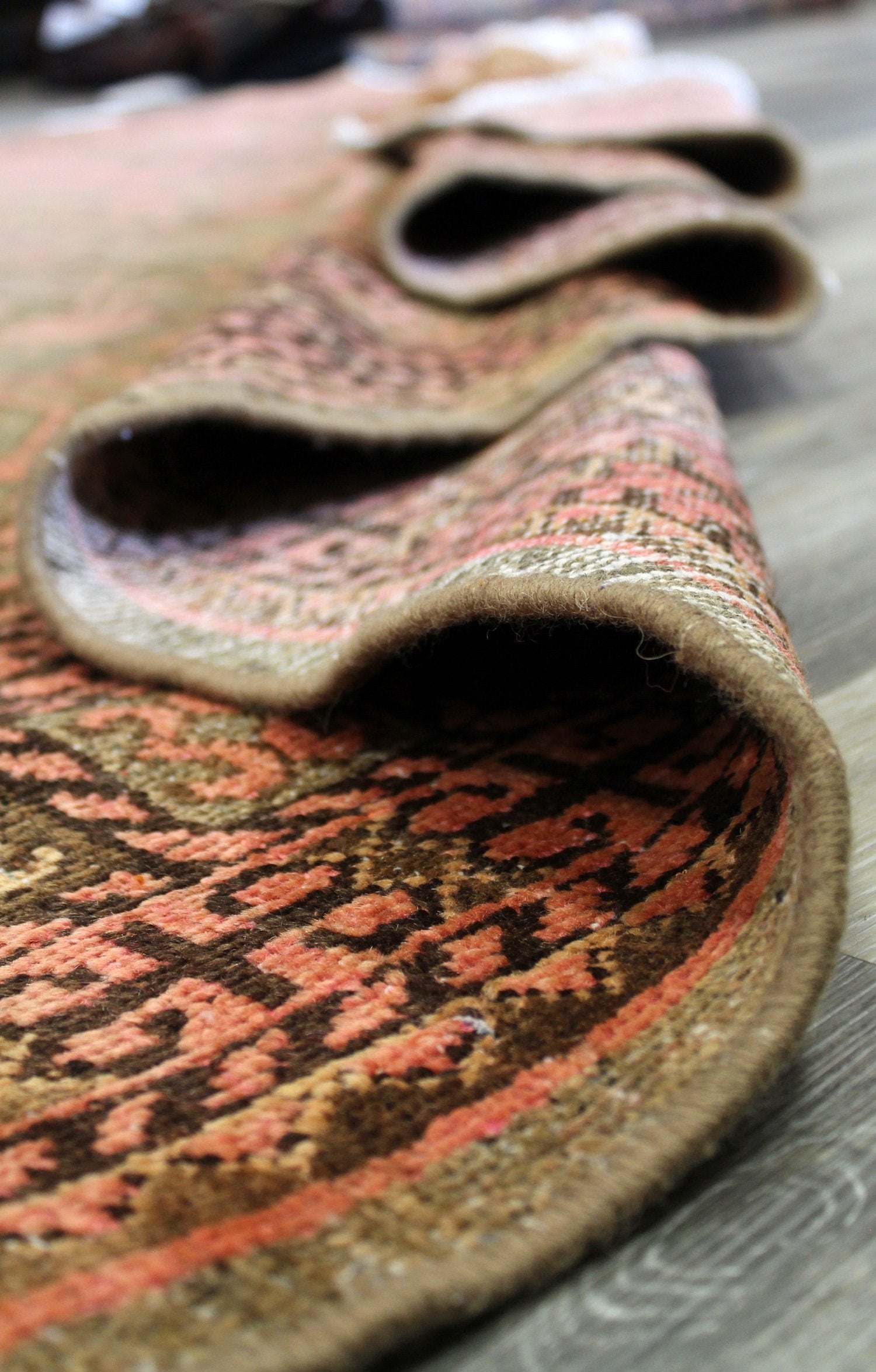 Vintage Khotan Handwoven Traditional Rug, J62721