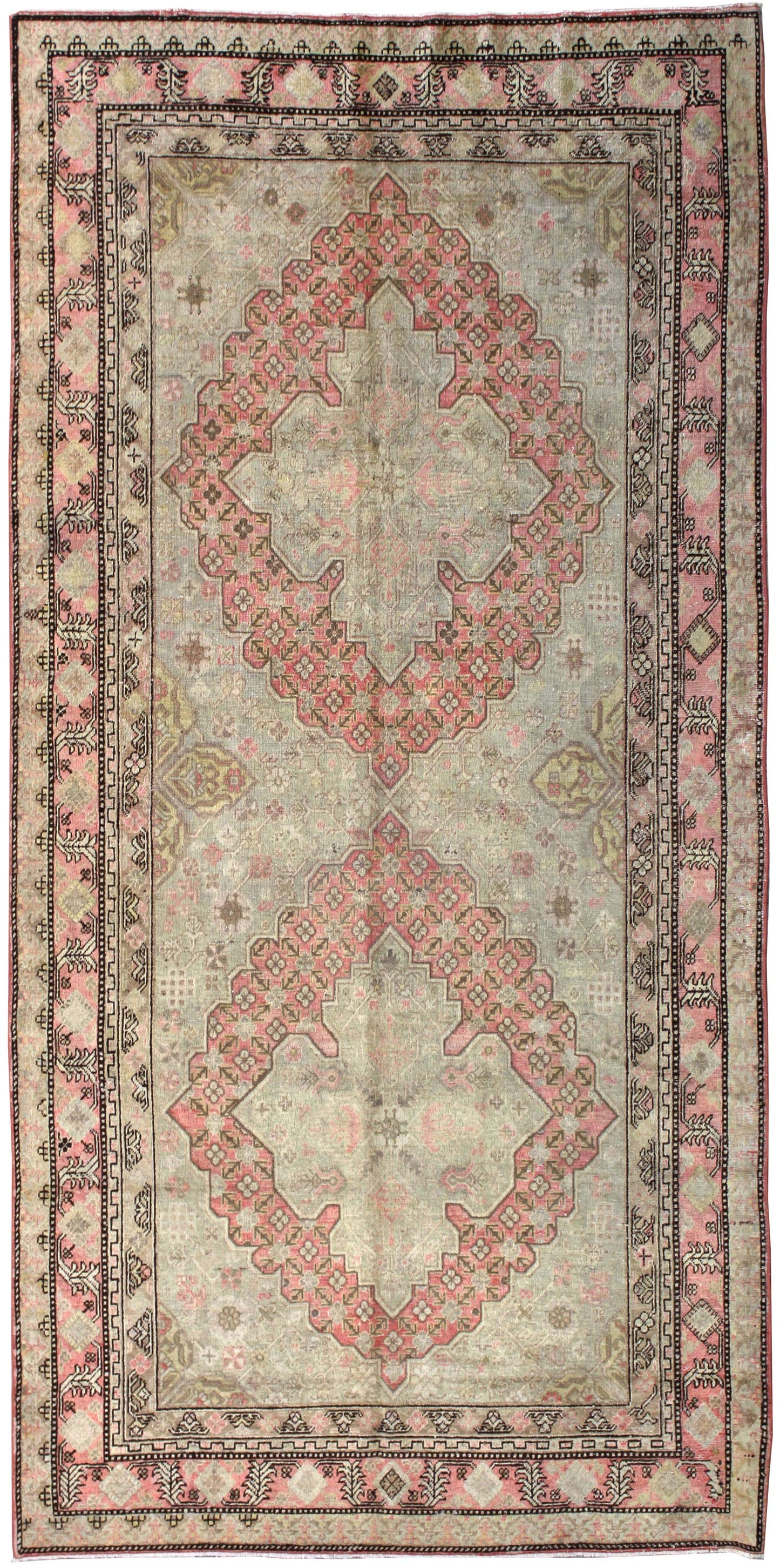 Vintage Khotan Handwoven Traditional Rug