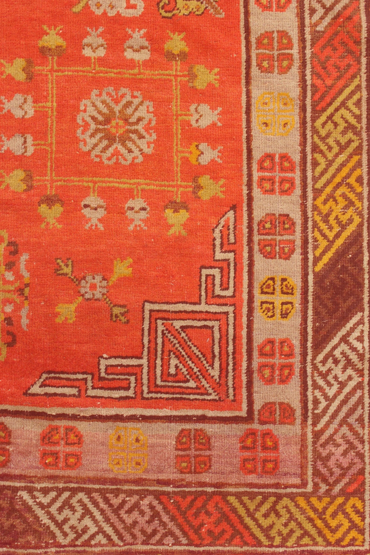 Vintage Khotan Handwoven Traditional Rug, J69501