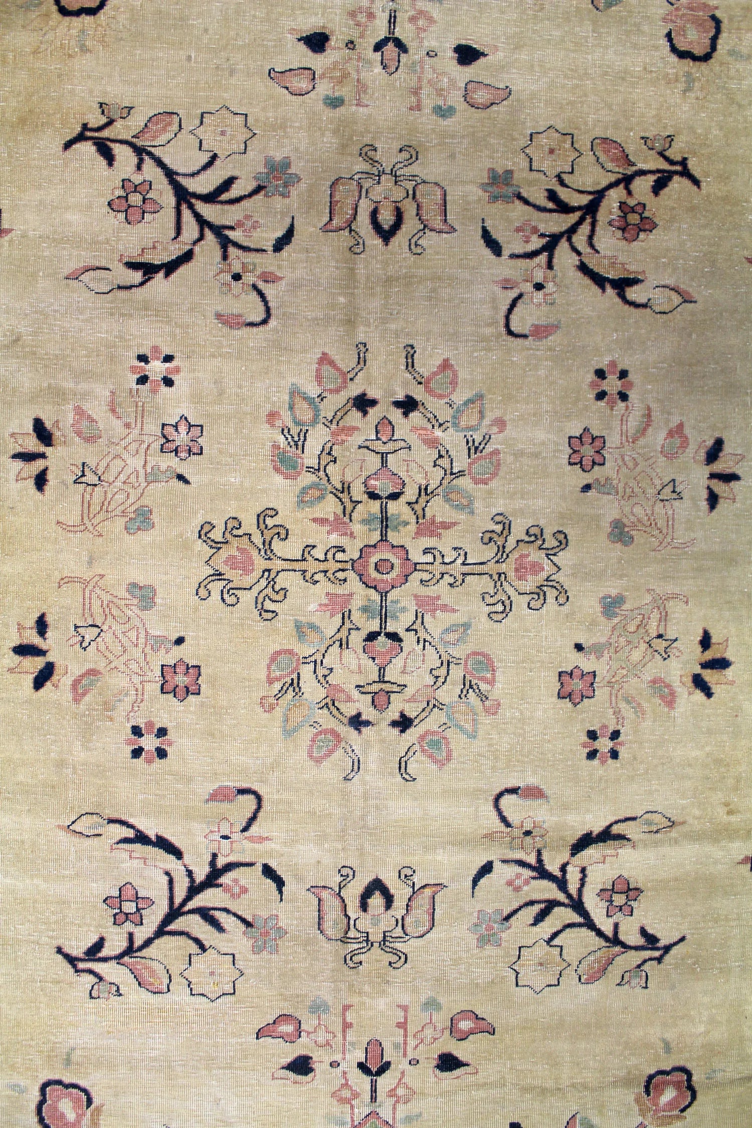 Vintage Laristan Handwoven Traditional Rug, J63637