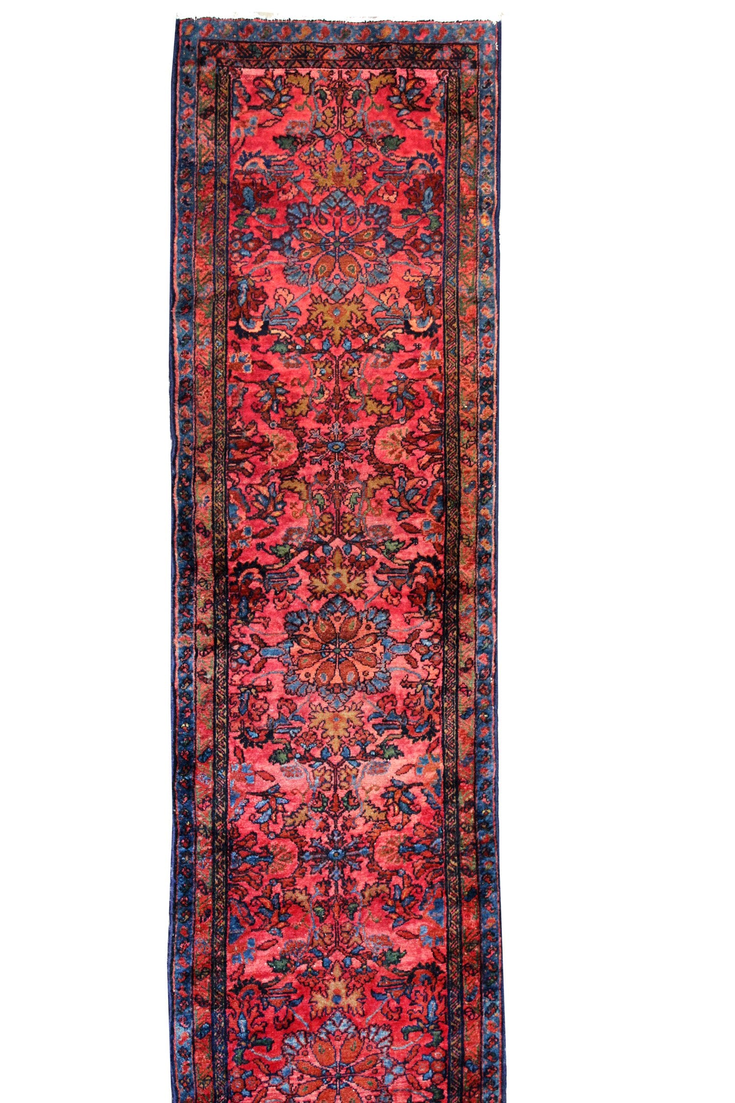 Antique Lilihan Handwoven Traditional Rug