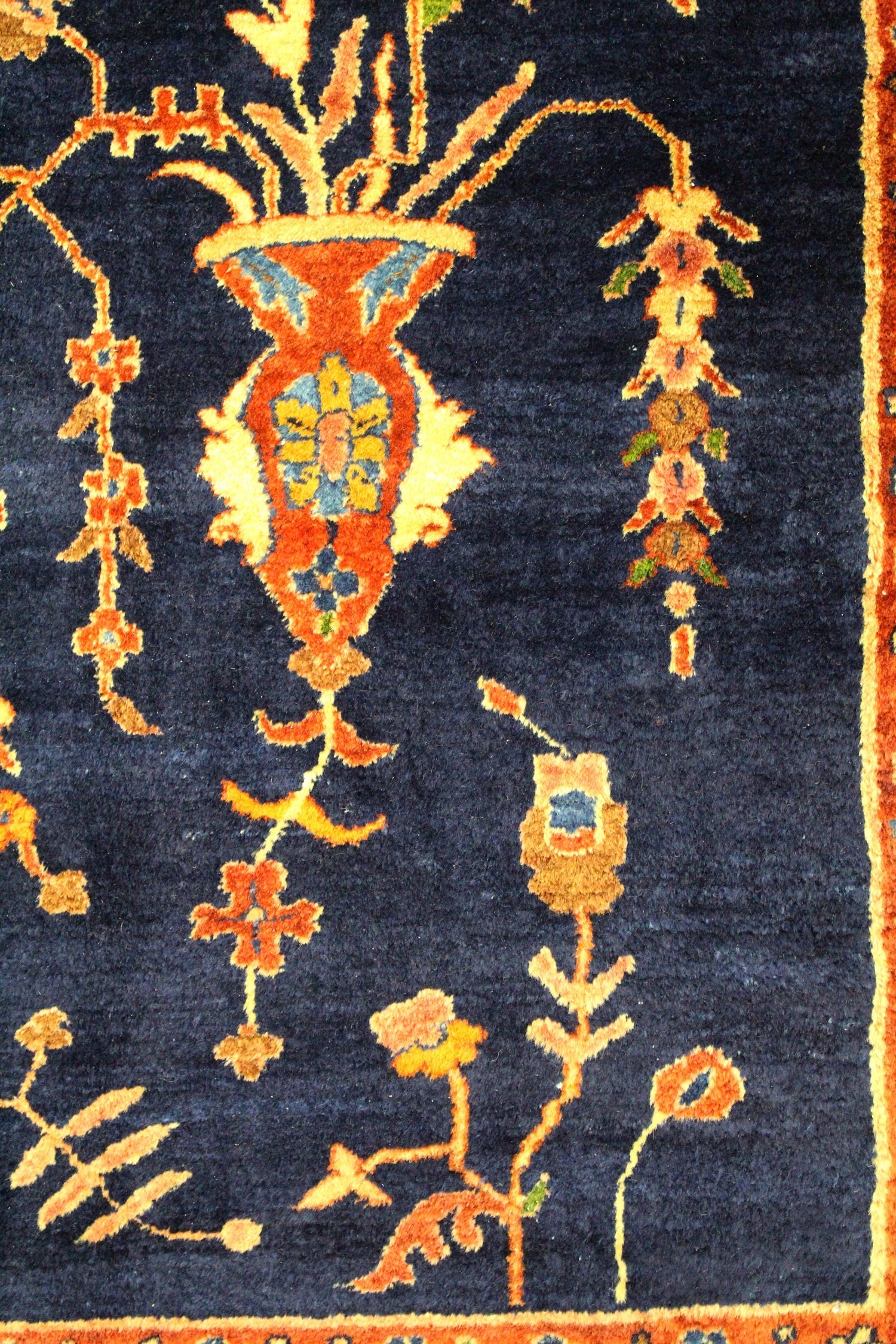 Antique Mahajaran Sarouk Handwoven Traditional Rug, J63364