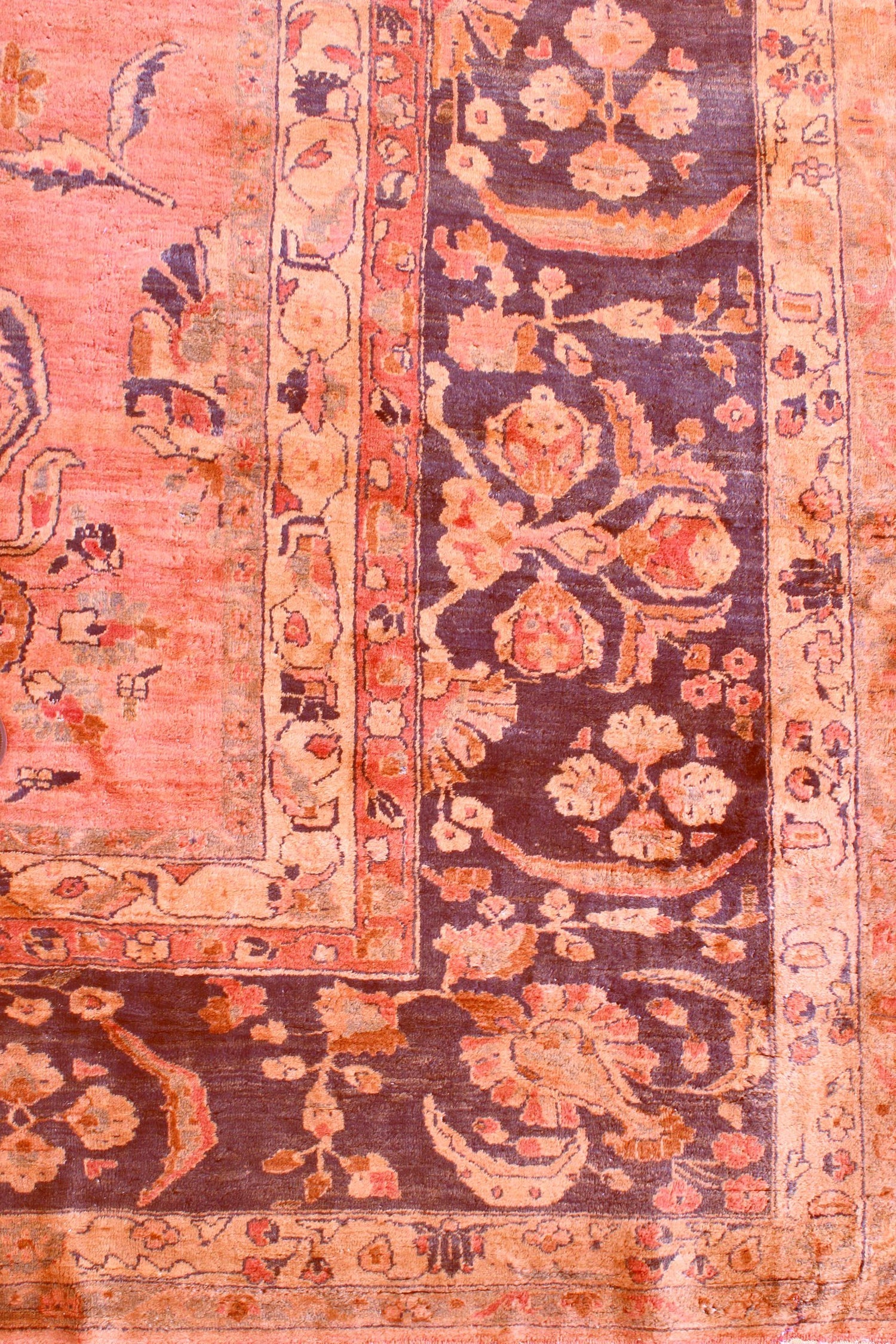 Antique Mahajaran Sarouk Handwoven Traditional Rug, J69657