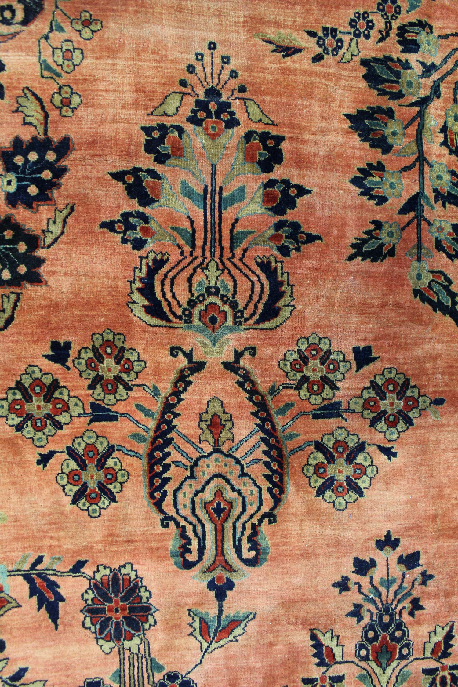 Antique Mahajaran Sarouk Handwoven Traditional Rug, JF8487