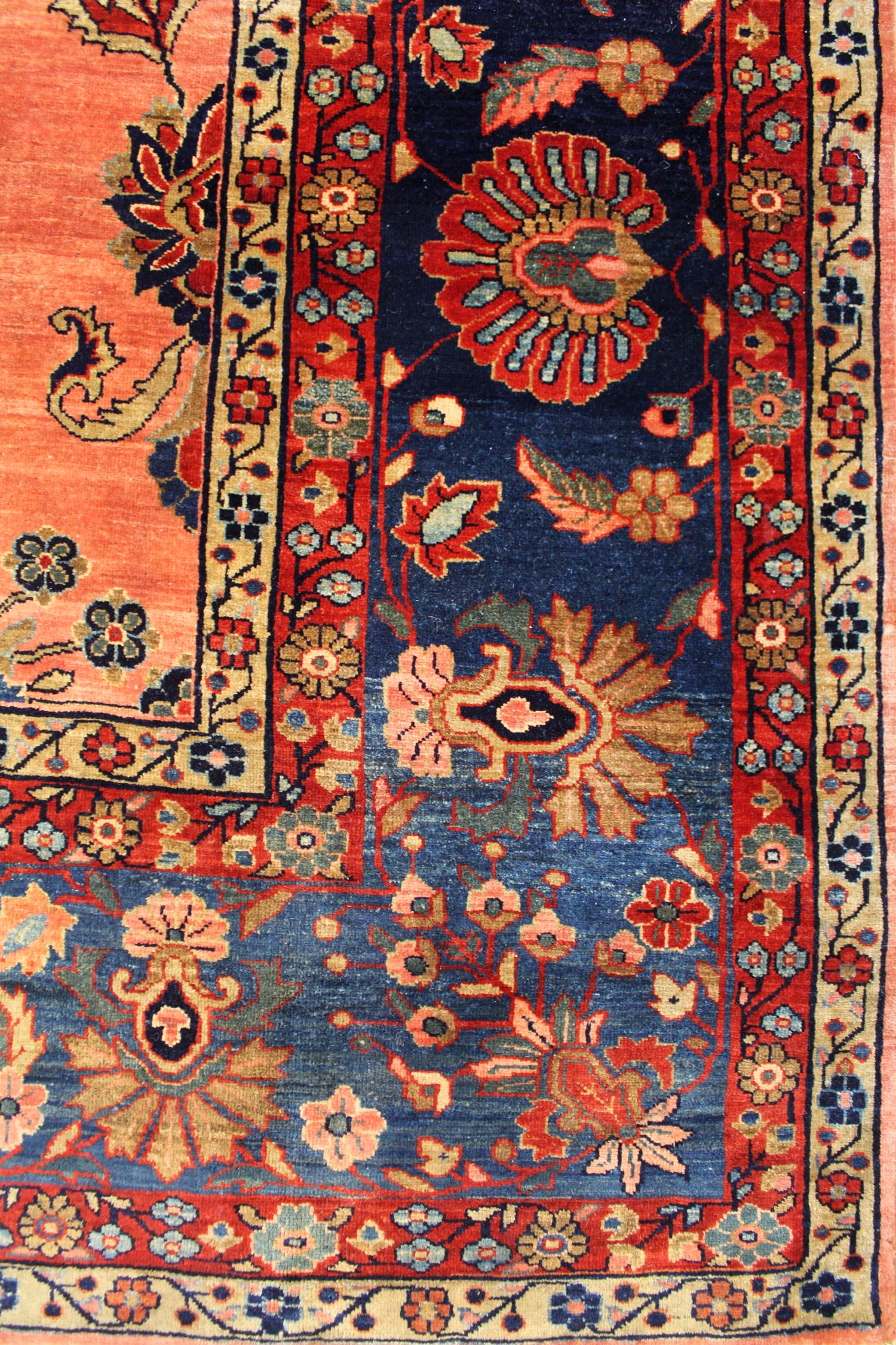 Antique Mahajaran Sarouk Handwoven Traditional Rug, JF8487