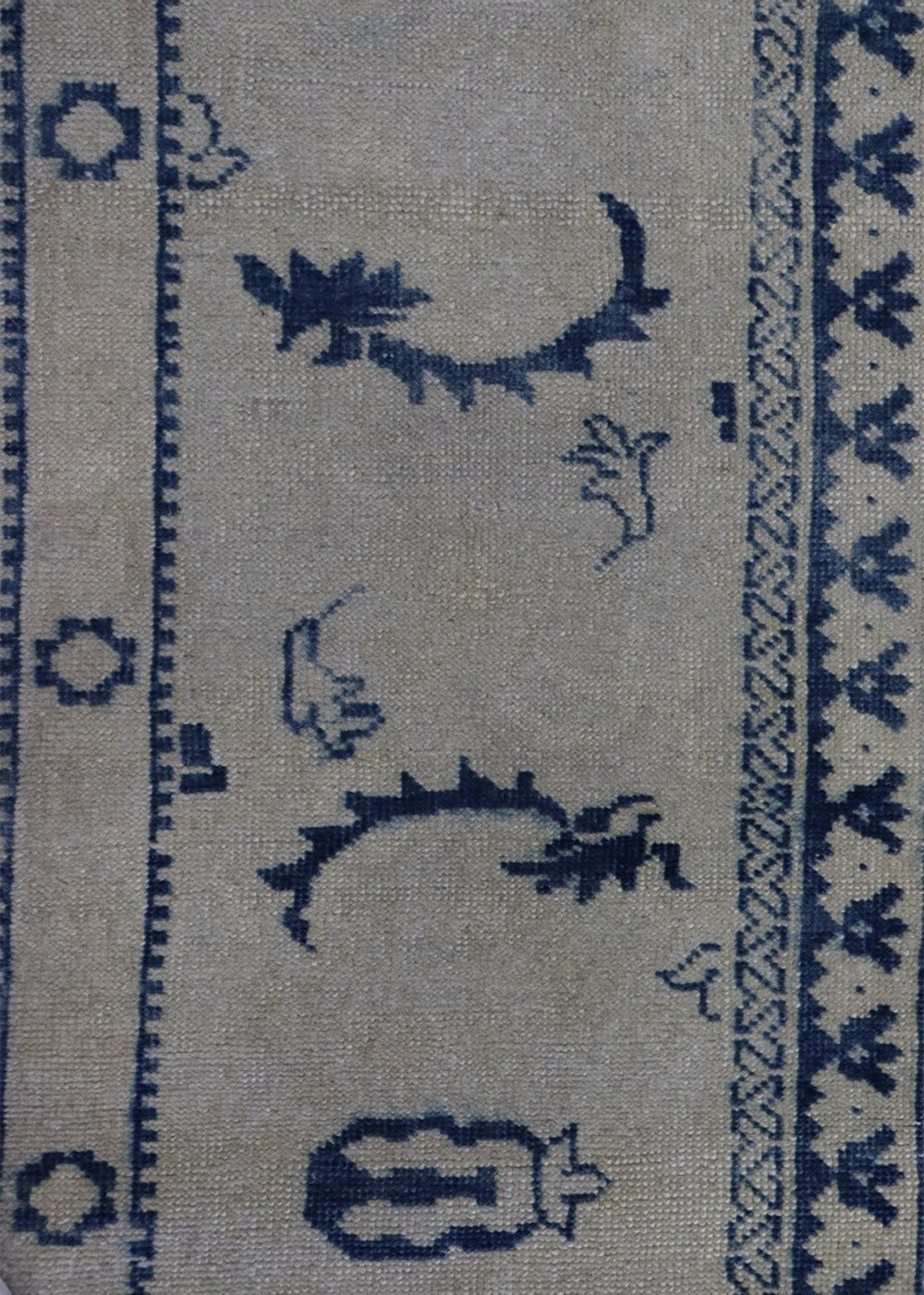 Vintage Mahal Handwoven Traditional Rug, J68115
