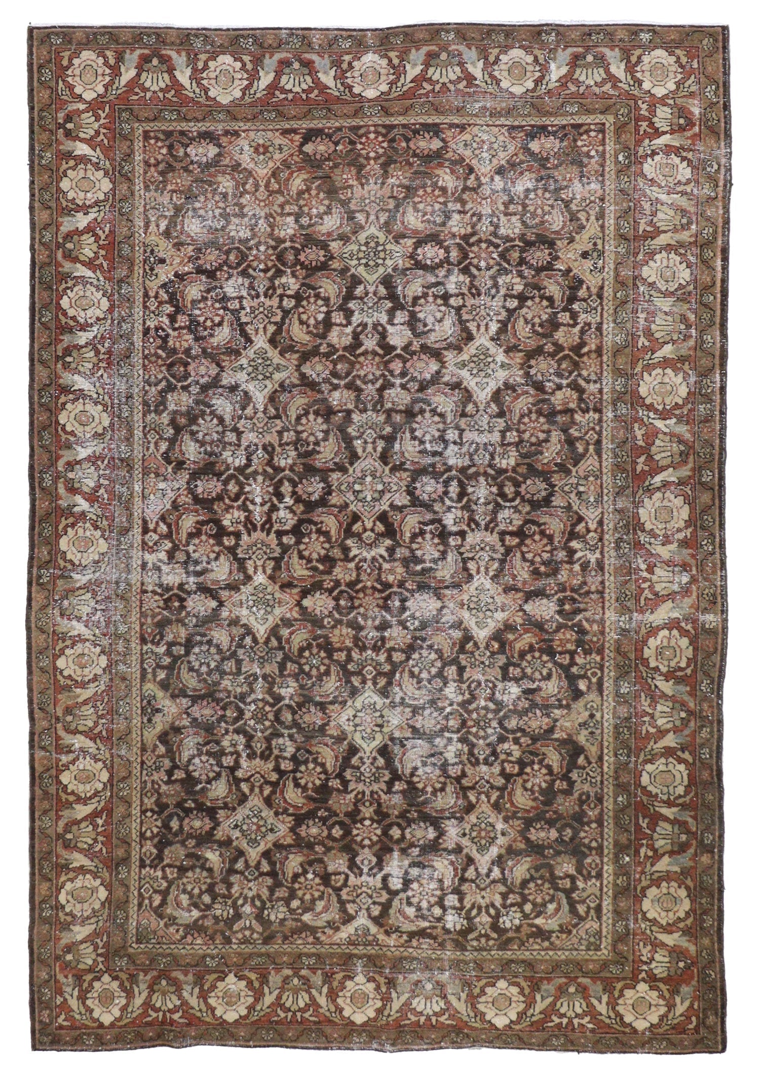 Vintage Mahal Handwoven Traditional Rug | Landry & Arcari