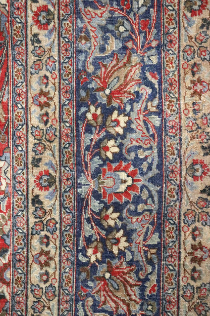 Vintage Mashad Handwoven Traditional Rug, J67704