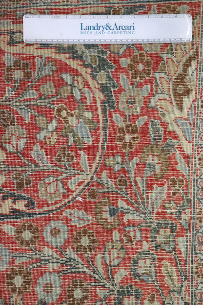 Vintage Mashad Handwoven Traditional Rug, J67704