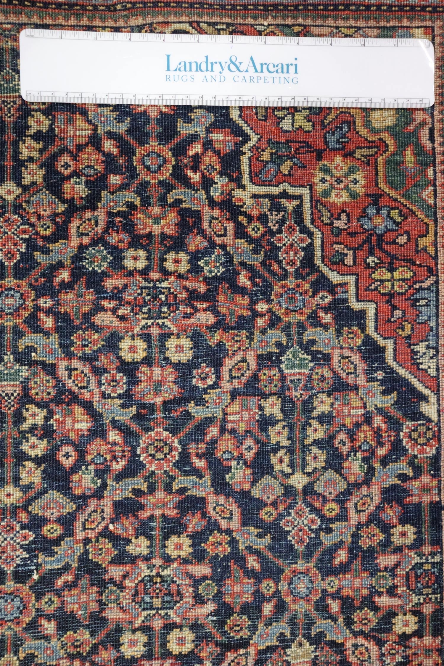 Antique Meghan Sarouk Handwoven Traditional Rug, J65767