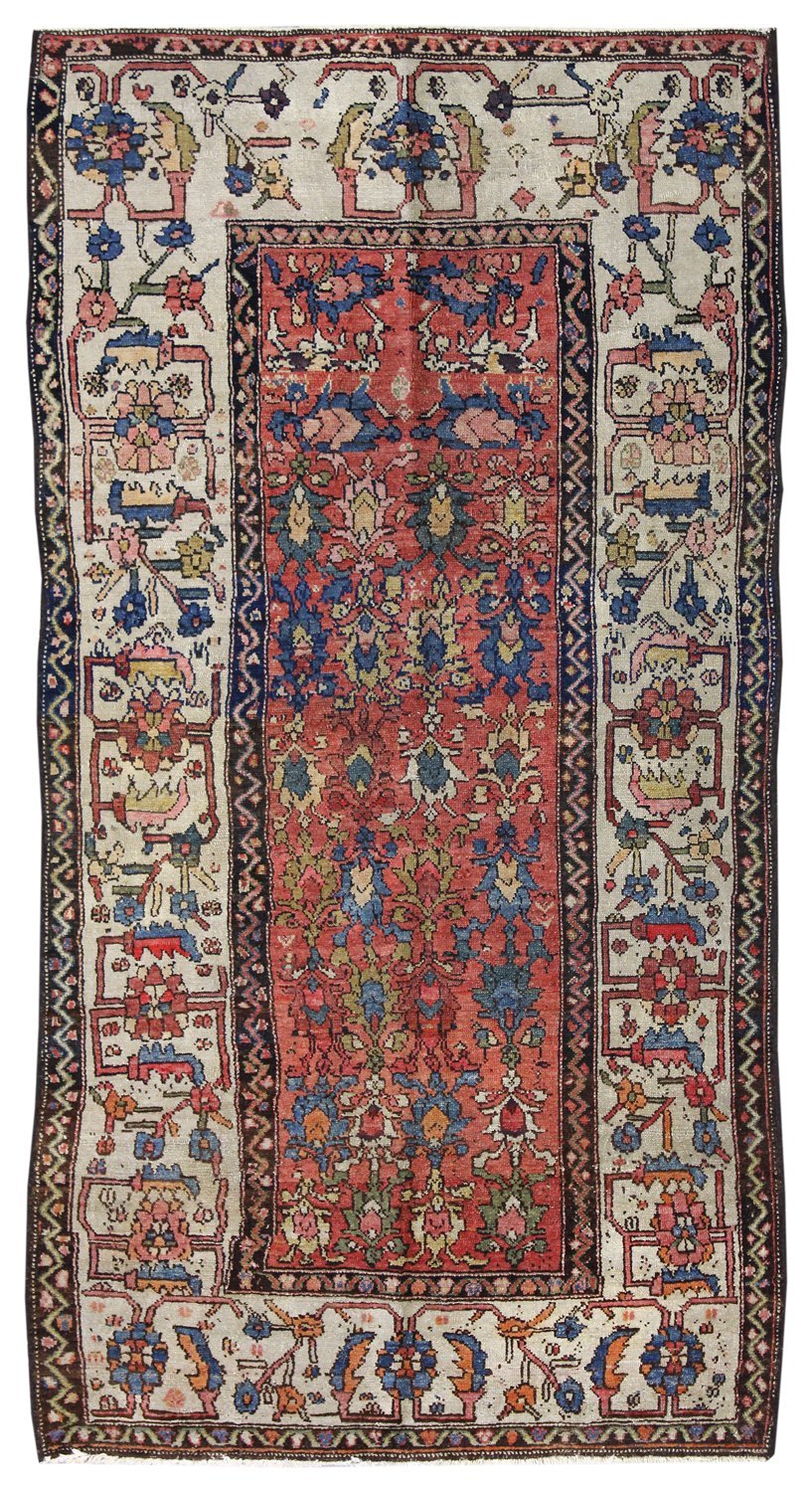 Antique N.W. Persian Handwoven Traditional Rug