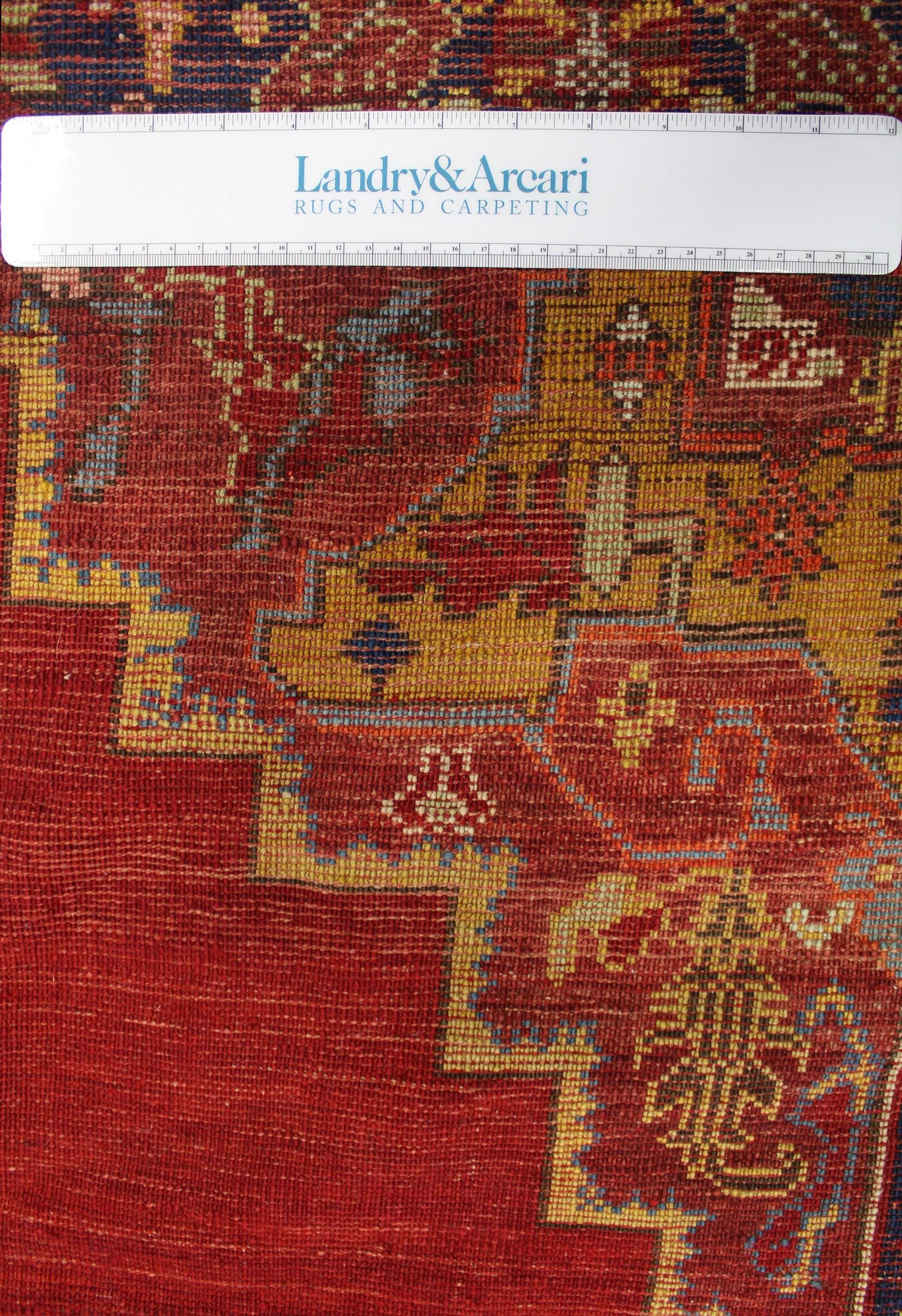 Vintage Oushak Handwoven Traditional Rug, J62829