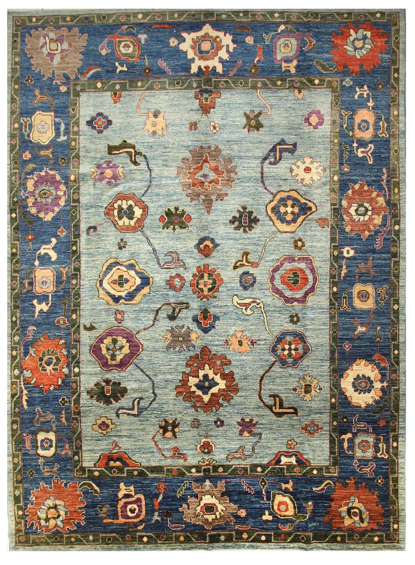Oushak Handwoven Traditional Rug