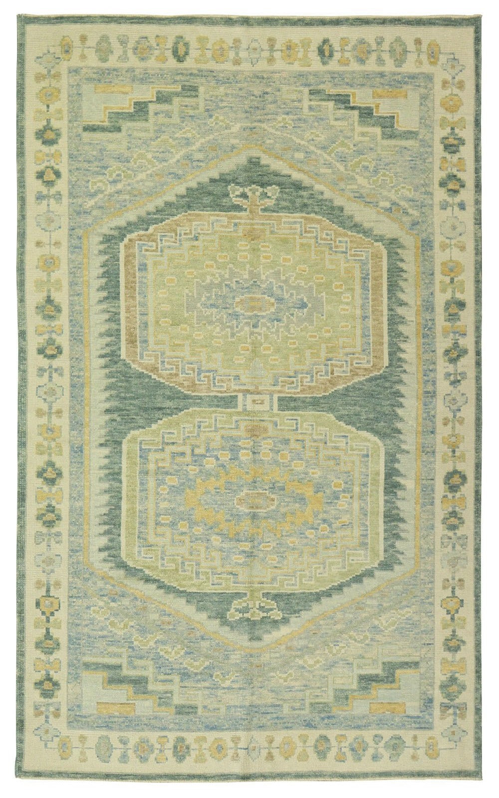 Oushak Handwoven Traditional Rug | Landry & Arcari – Landry & Arcari ...