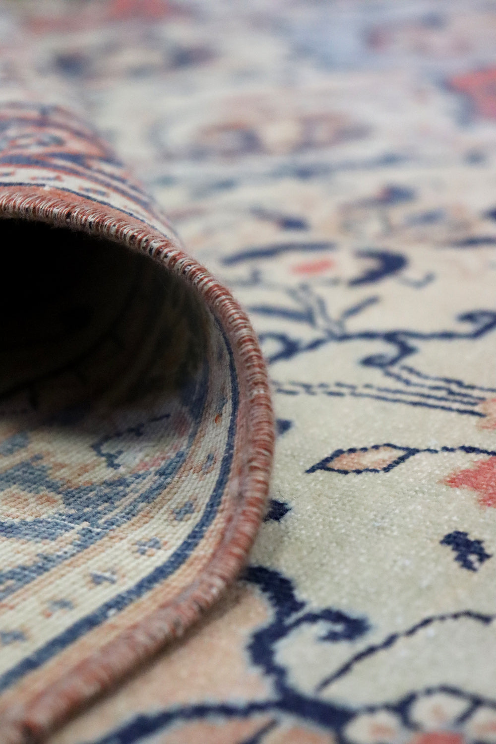Vintage Panel Sarouk Handwoven Traditional Rug, J67999
