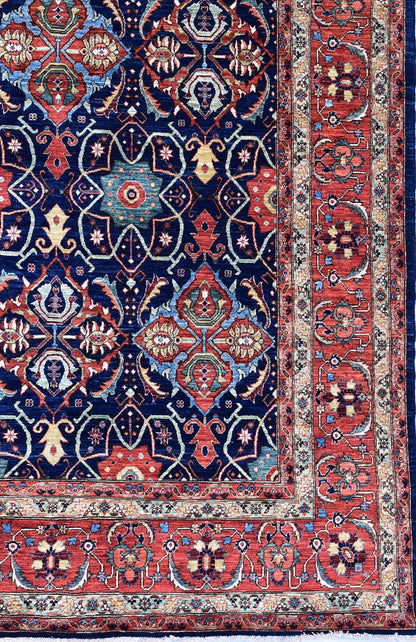 Quatrefoil Bijar Handwoven Traditional Rug, J64975