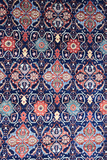 Quatrefoil Bijar Handwoven Traditional Rug, J64975