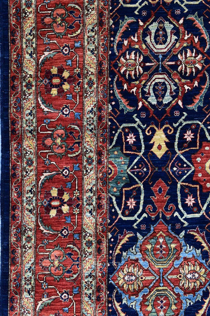 Quatrefoil Bijar Handwoven Traditional Rug, J64975