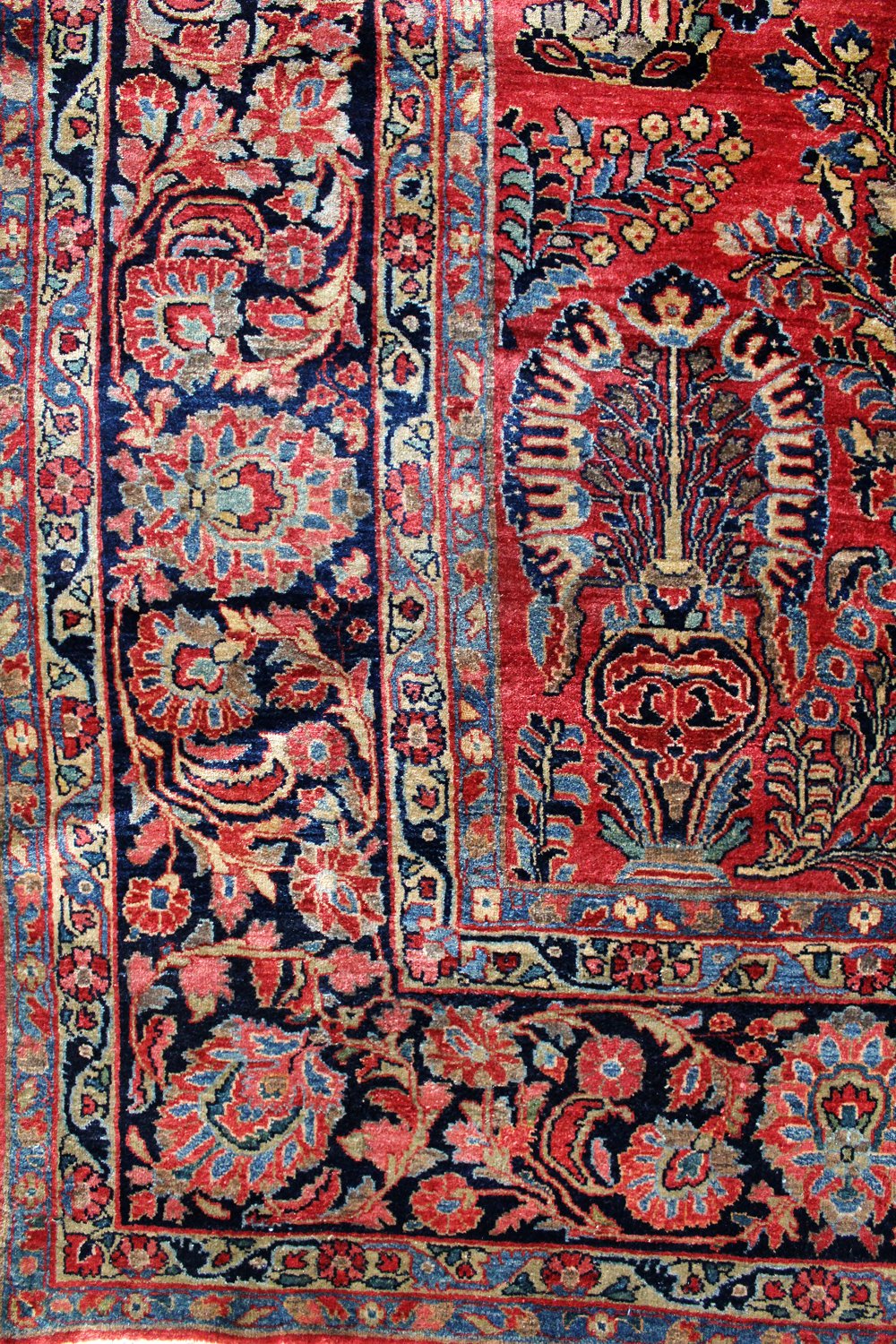 Antique Sarouk Handwoven Traditional Rug, JF8158
