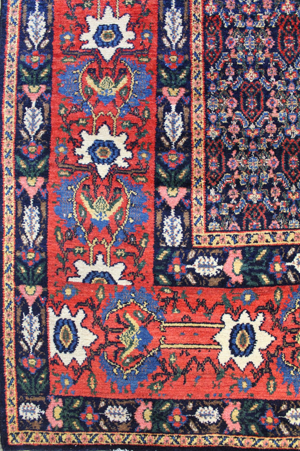 Antique Senneh Handwoven Traditional Rug, JF8220