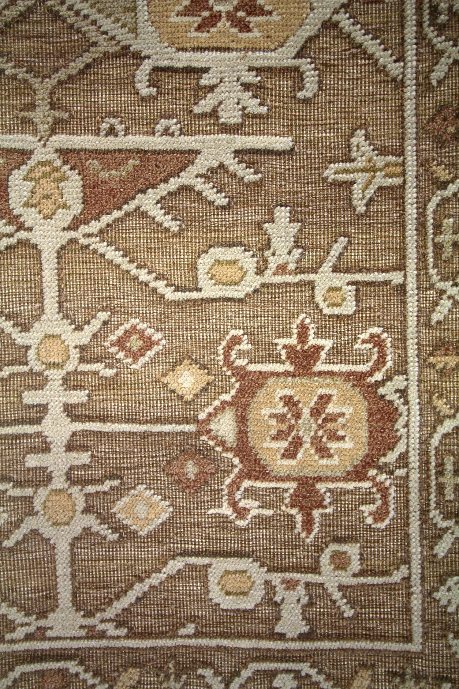 Spanish Cuenca Handwoven Traditional Rug, J63353