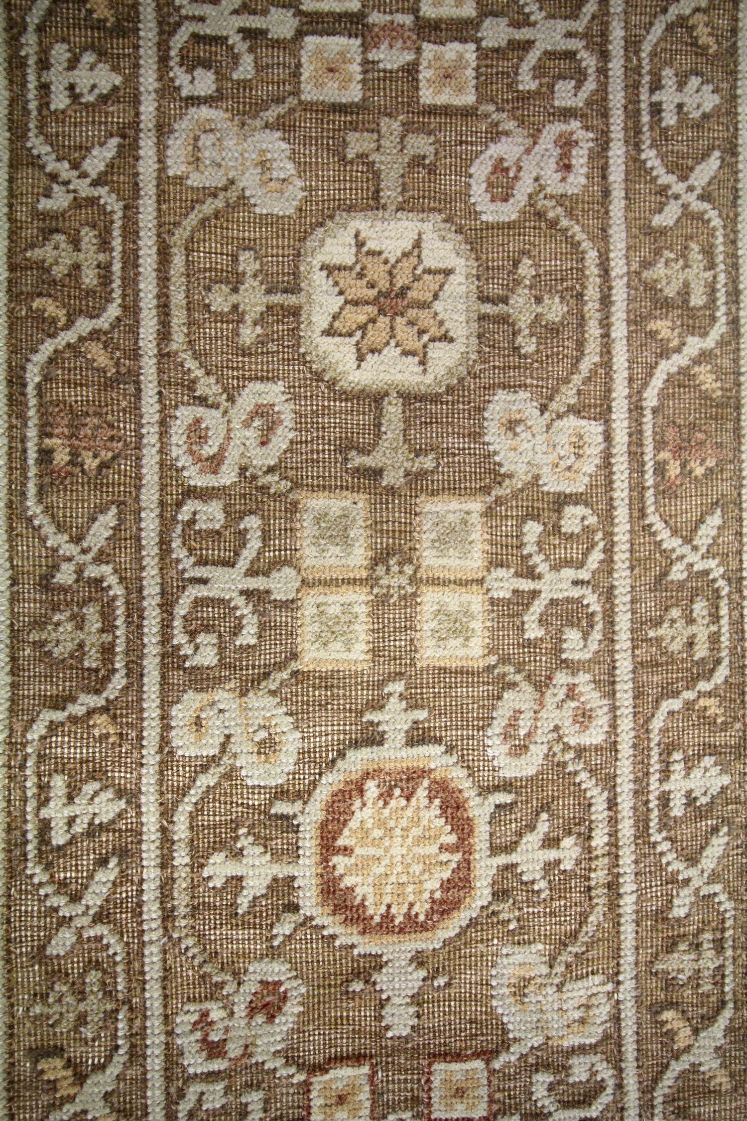 Spanish Cuenca Handwoven Traditional Rug, J63353