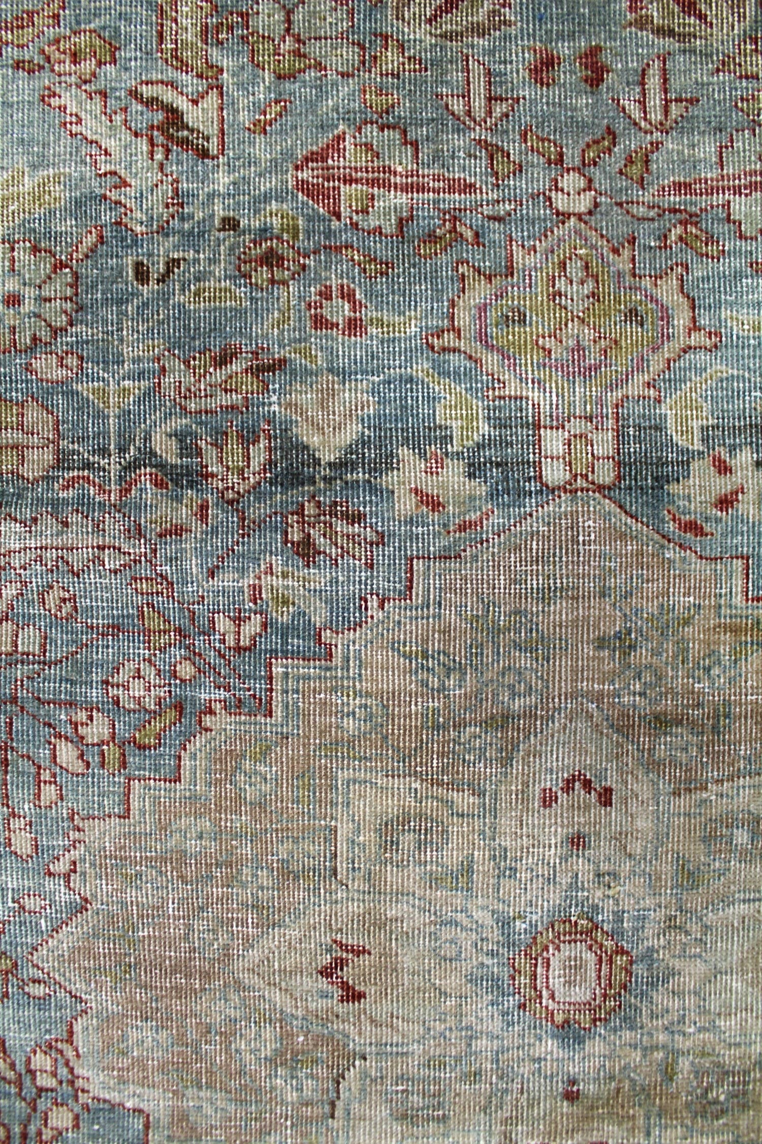 Vintage Tabriz Handwoven Traditional Rug, J63370