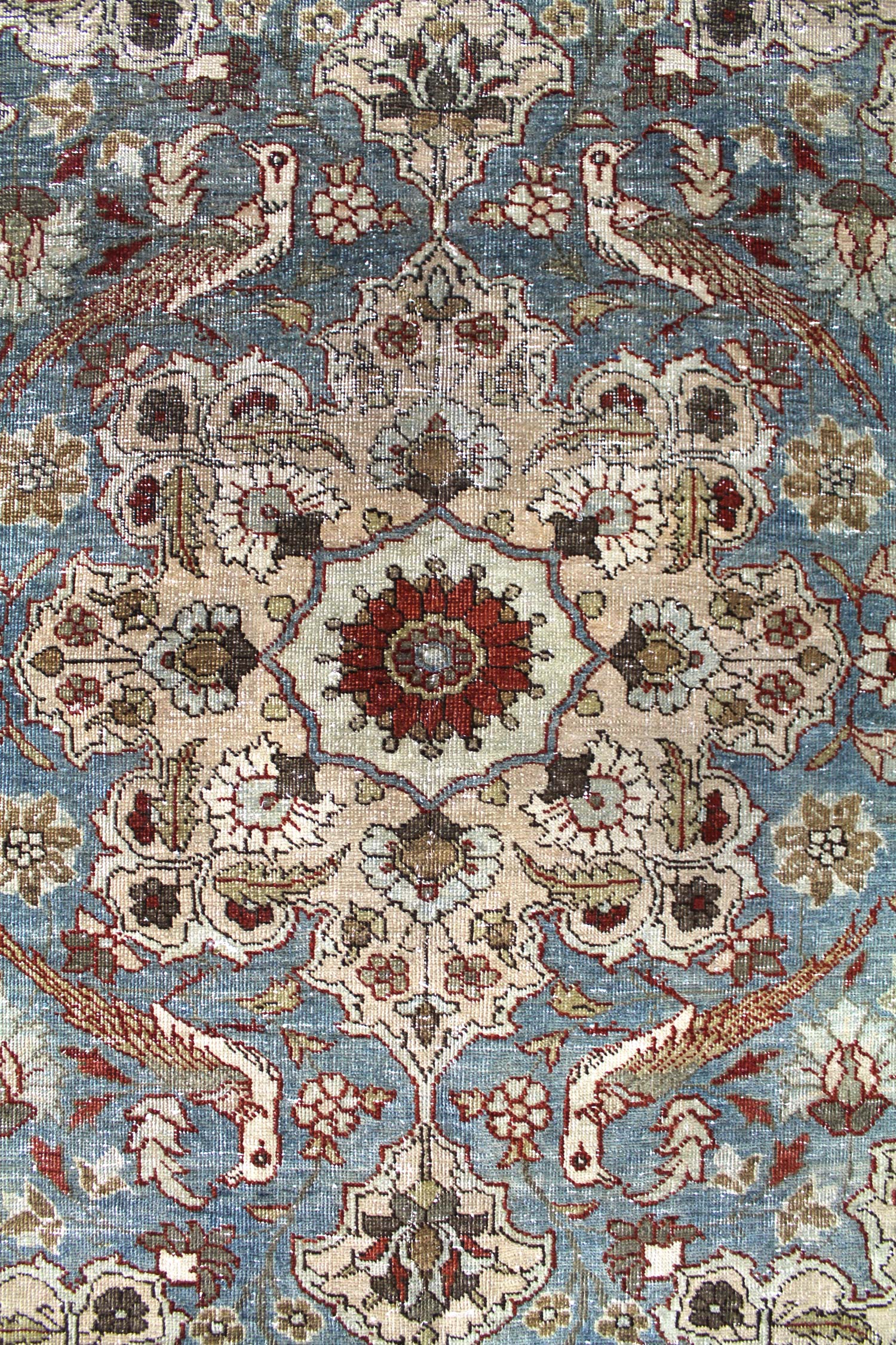 Vintage Tabriz Handwoven Traditional Rug, J63379