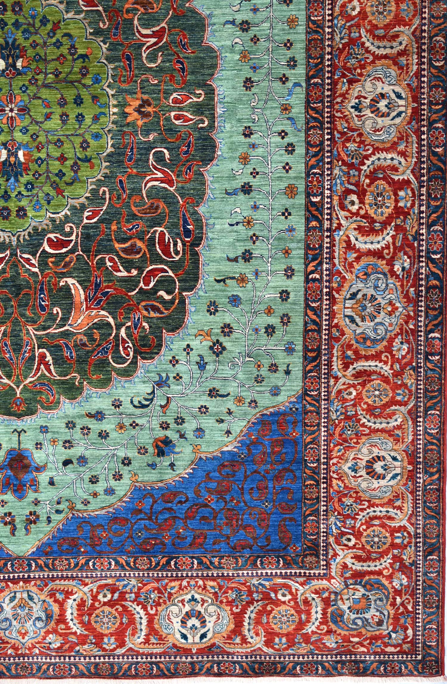 Tabriz Handwoven Traditional Rug, J65173