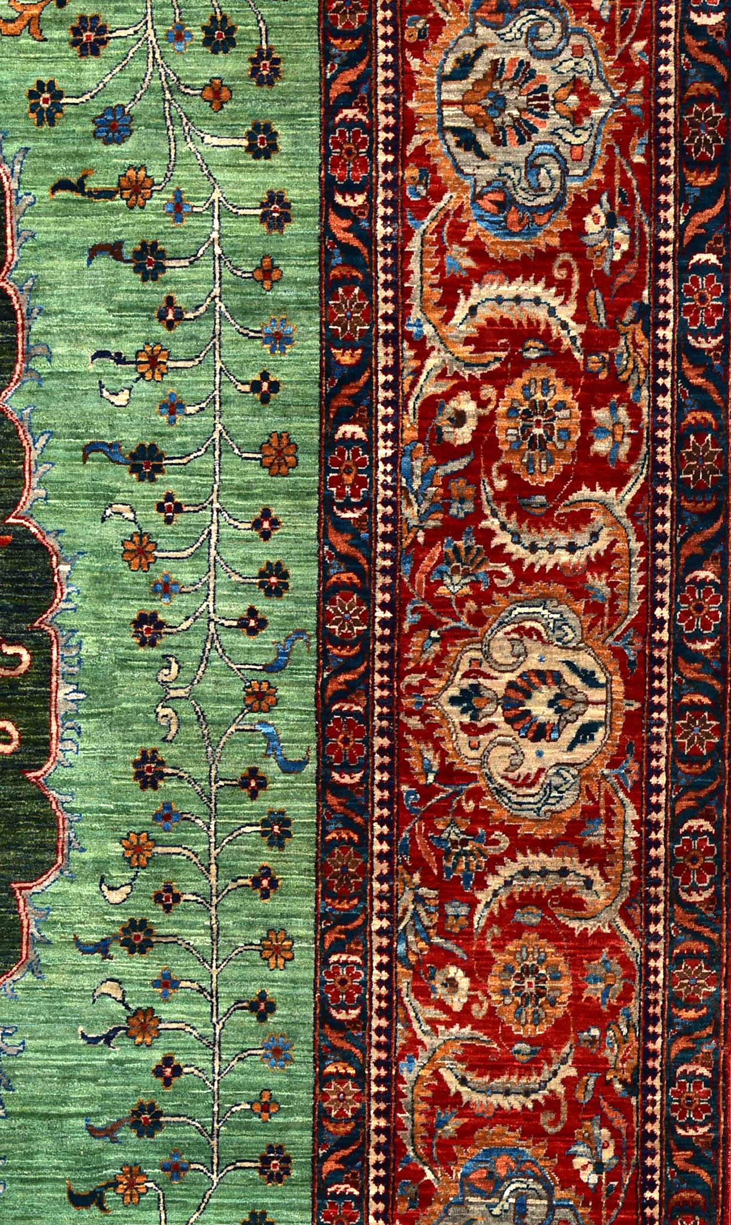 Tabriz Handwoven Traditional Rug, J65173
