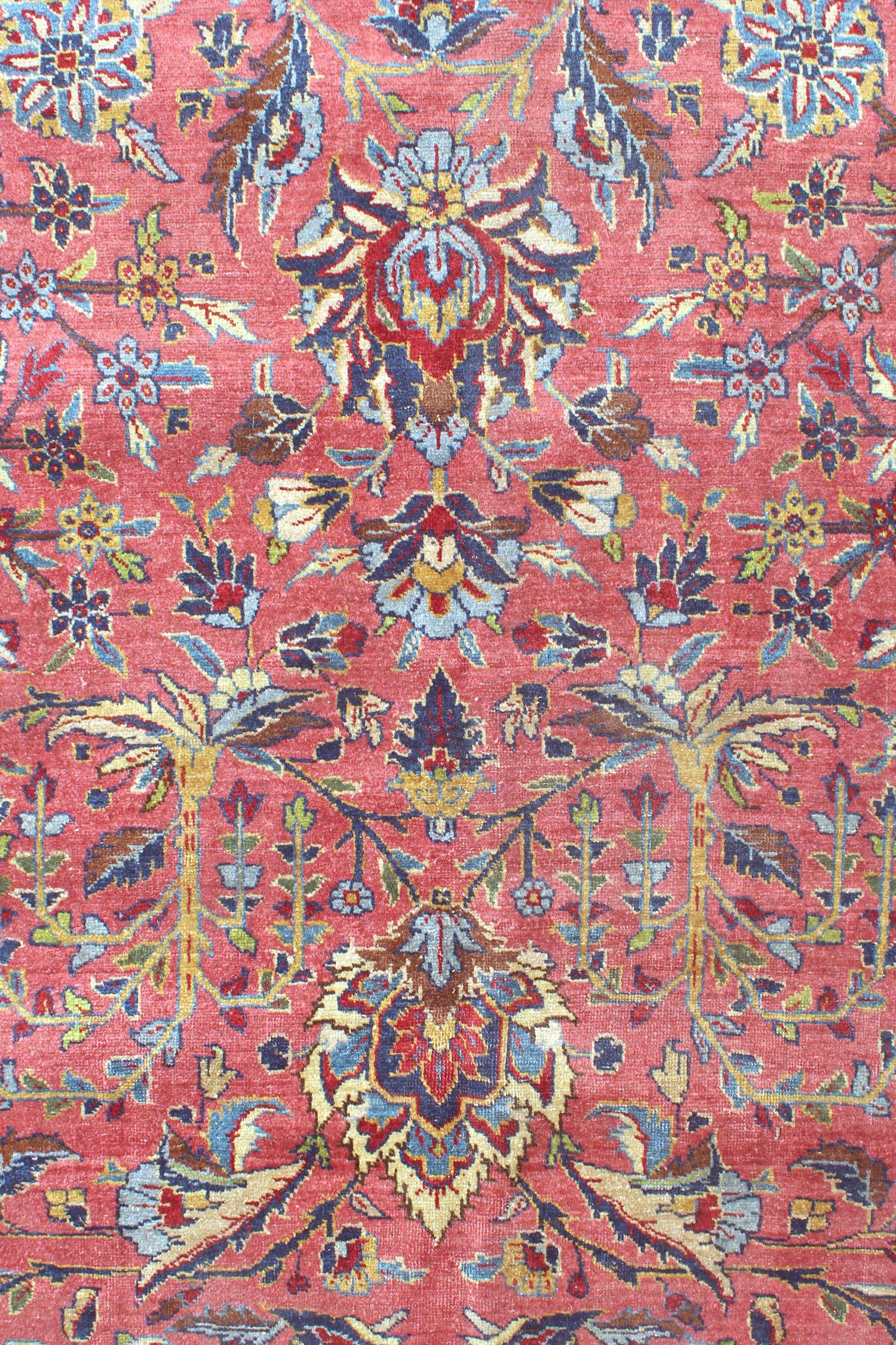 Antique Tabriz Handwoven Traditional Rug, J69649