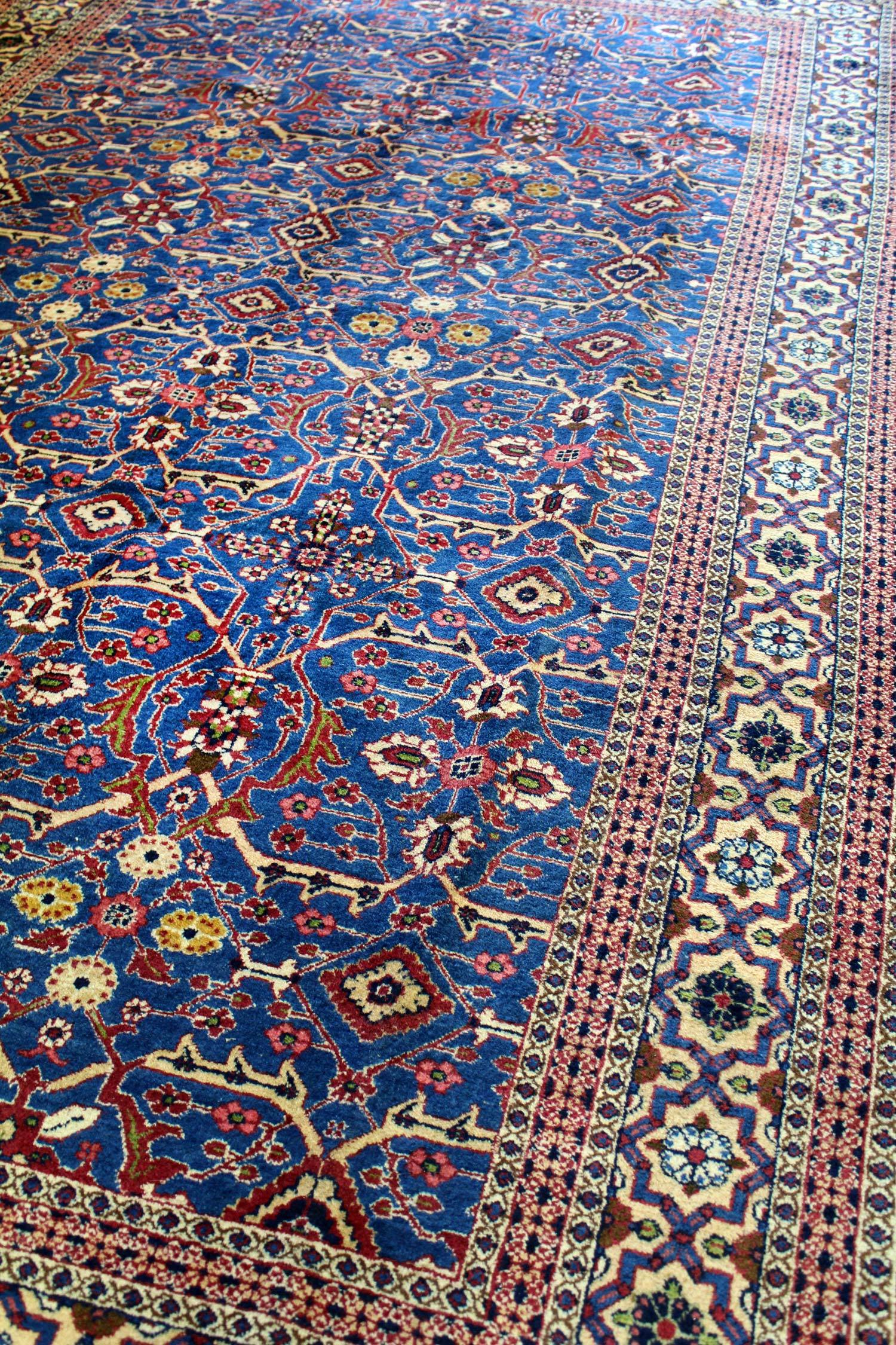Antique Tabriz Handwoven Traditional Rug, JF8260