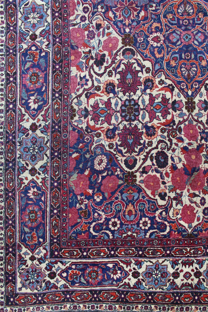 Antique Veramin Handwoven Traditional Rug, JF8117