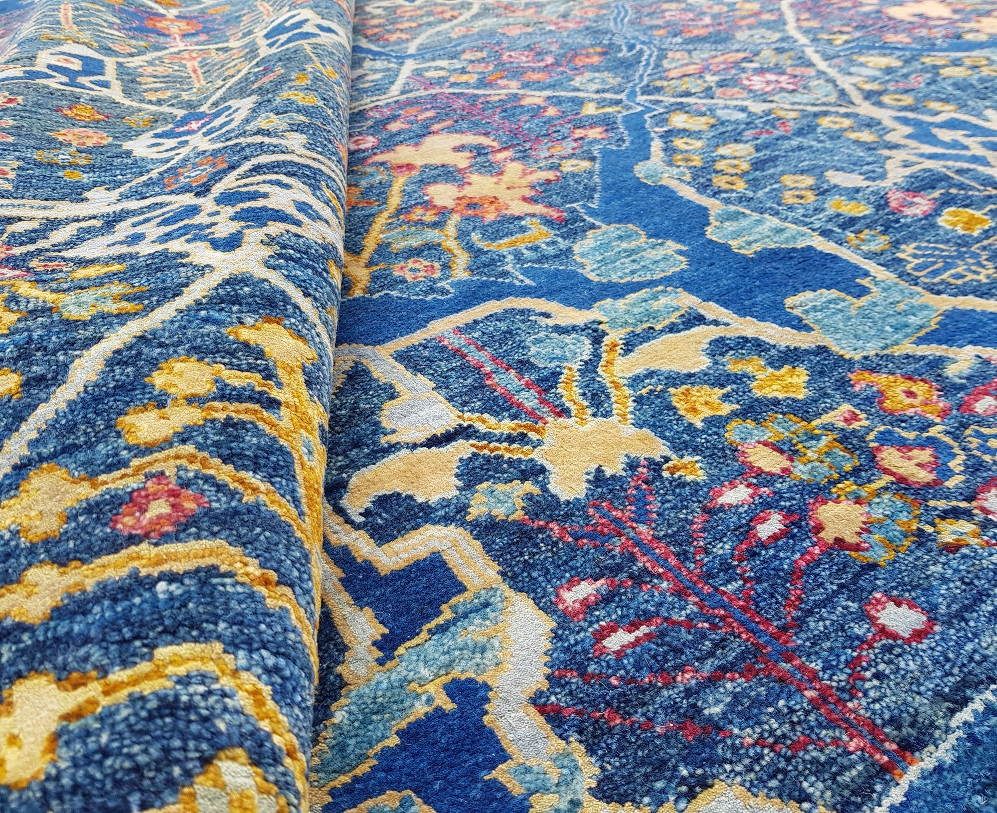 Arabesque Handwoven Transitional Rug Landry & Arcari