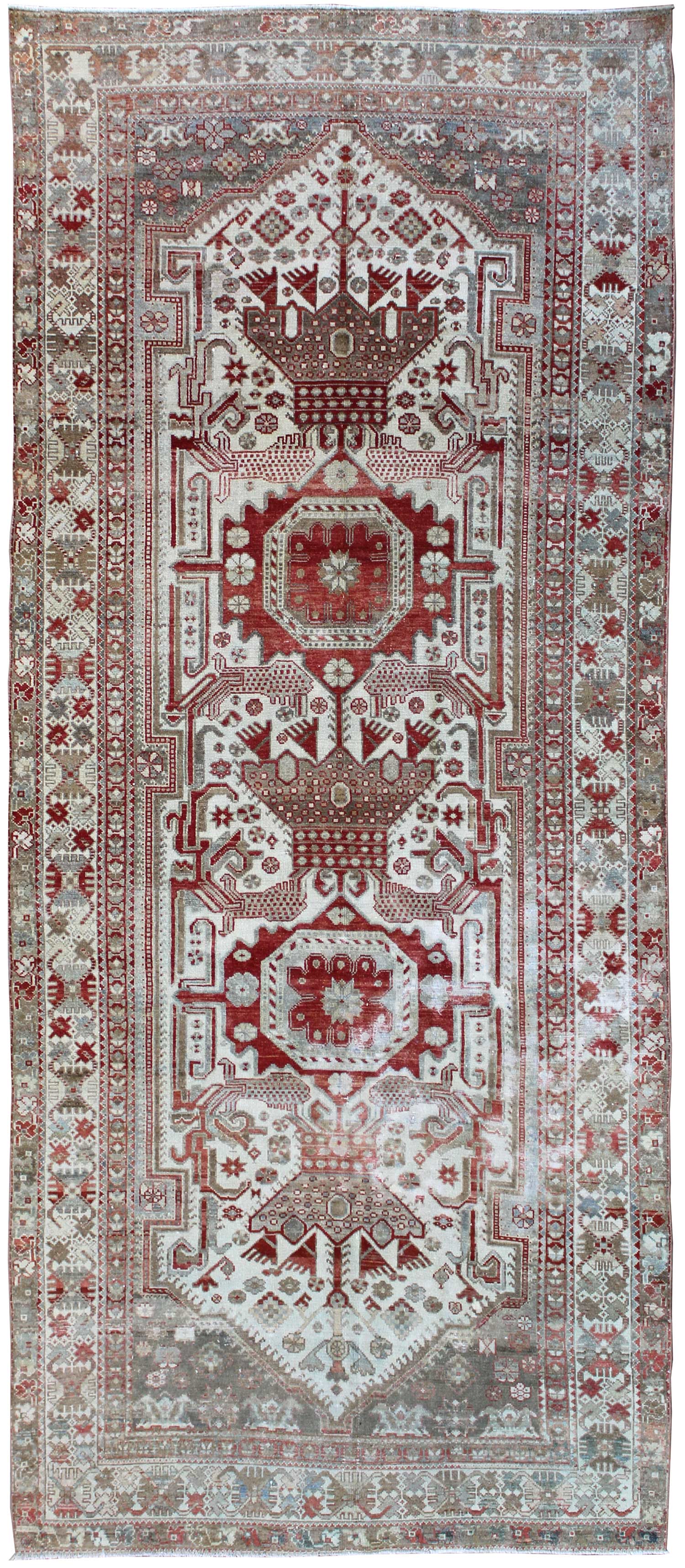 Fakari Rug Vintage Bakhtiari Handwoven Transitional Rug | Landry & Arcari – Landry ...