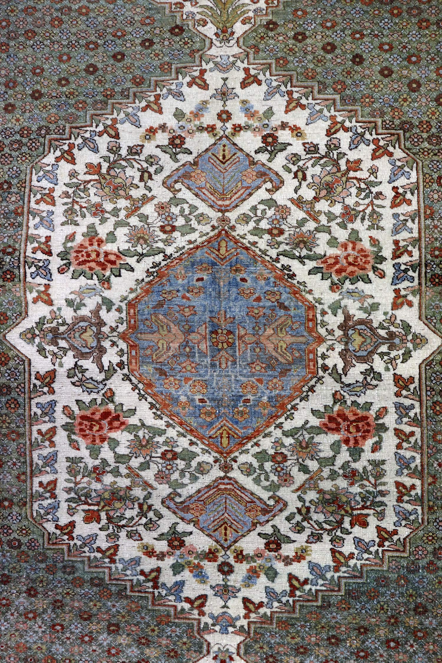 Vintage Bakhtiari Handwoven Transitional Rug, J65330