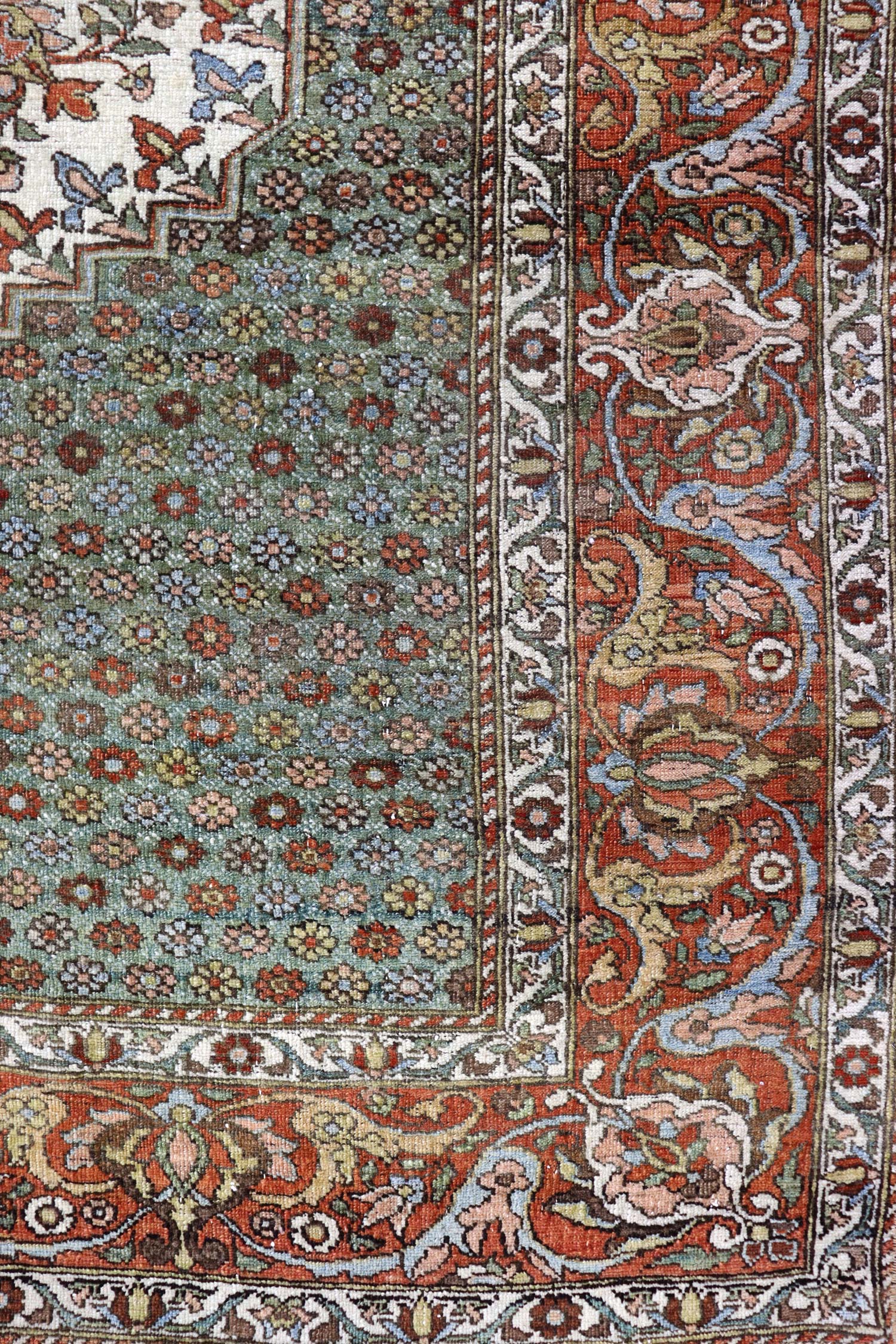 Vintage Bakhtiari Handwoven Transitional Rug, J65330