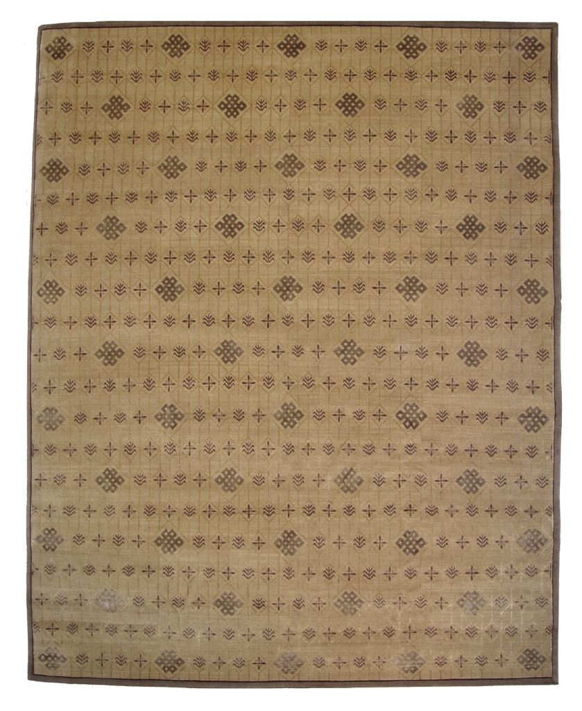 Endless Knots Handwoven Transitional Rug