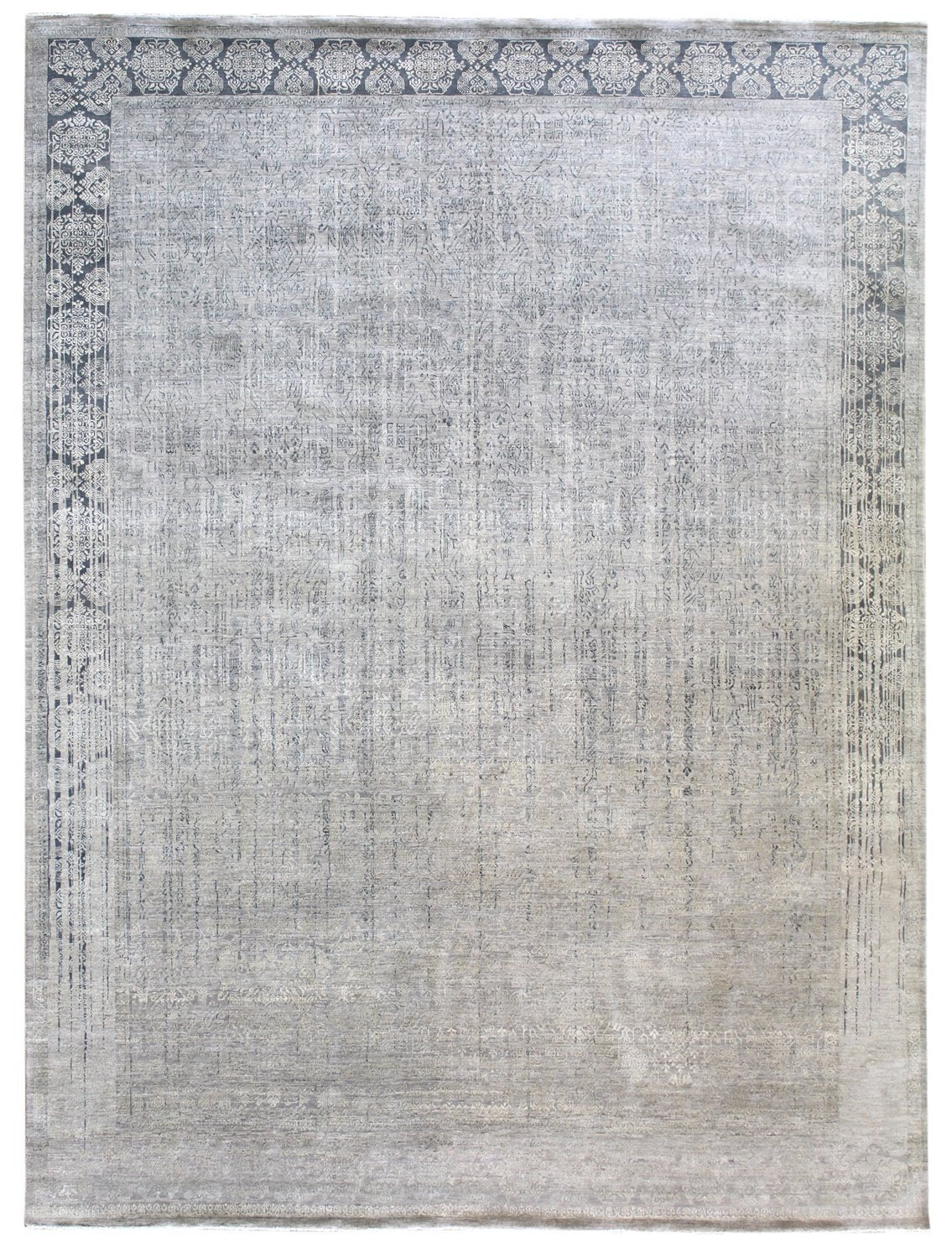 Fabric Handwoven Transitional Rug