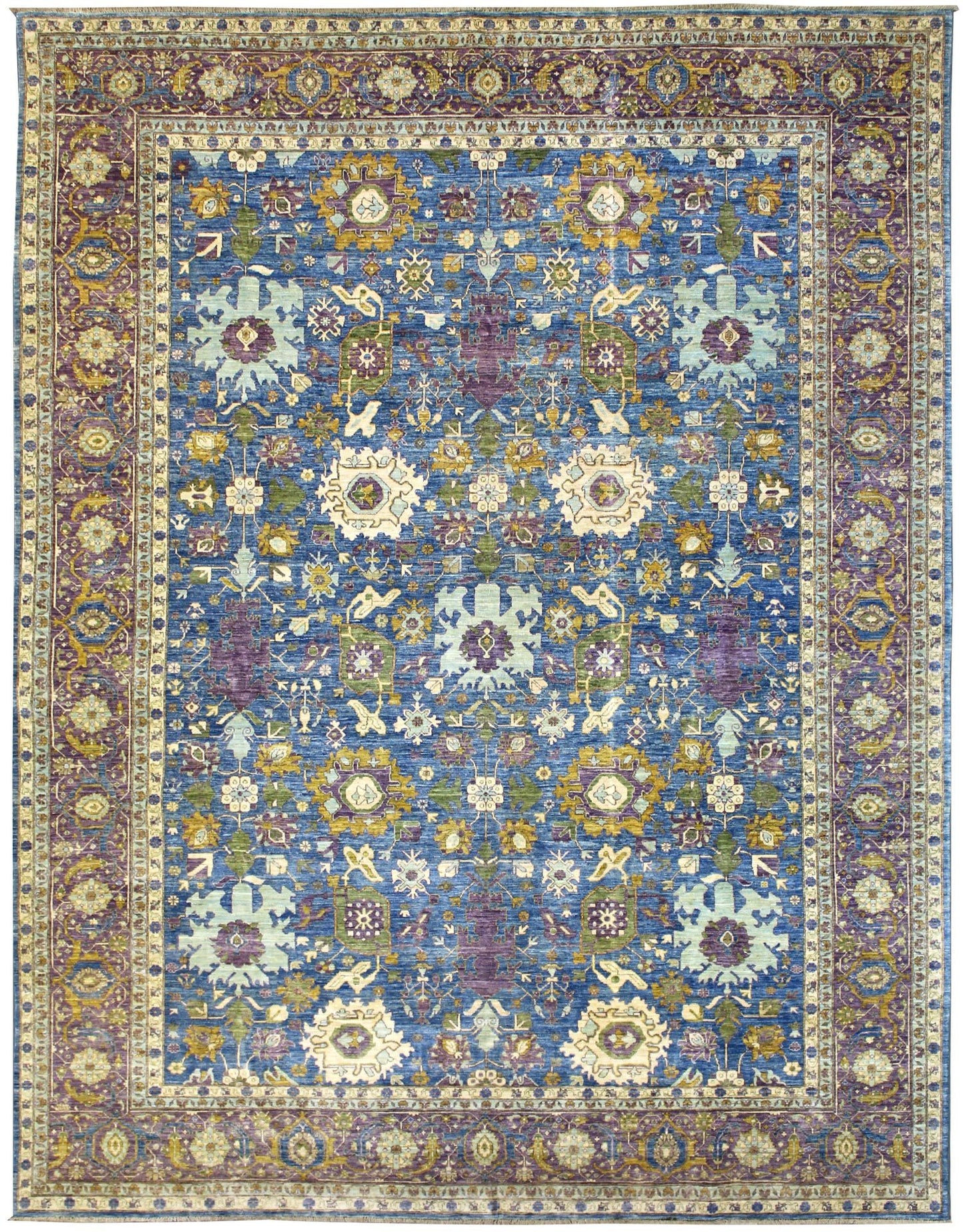 Harshang Handwoven Transitional Rug