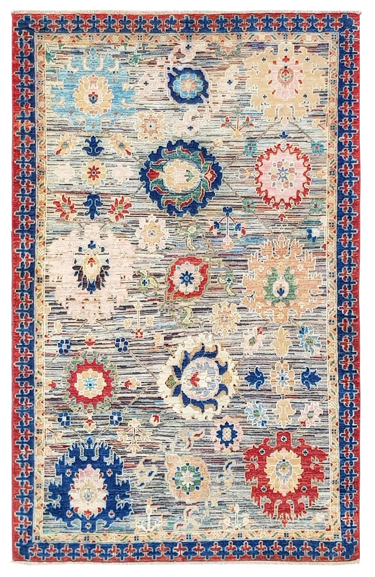 Harshang Handwoven Transitional Rug | Landry & Arcari