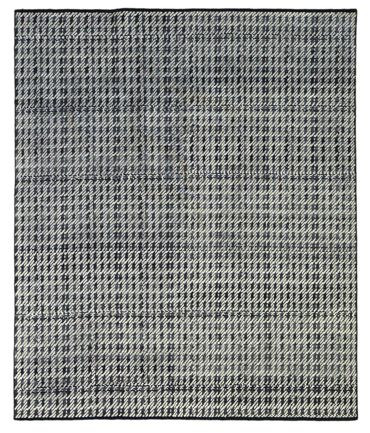 Houndstooth Handwoven Transitional Rug | Landry & Arcari
