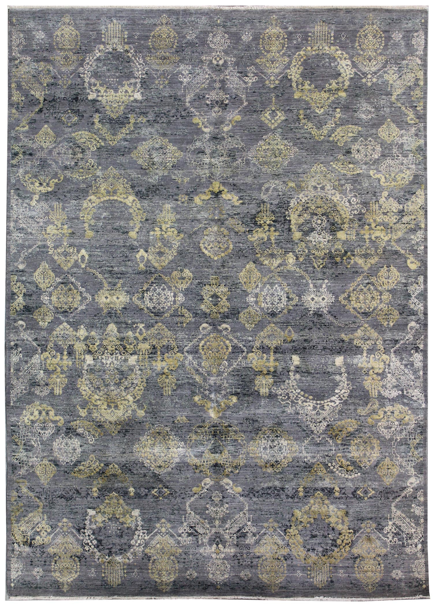 Magnificent Handwoven Transitional Rug