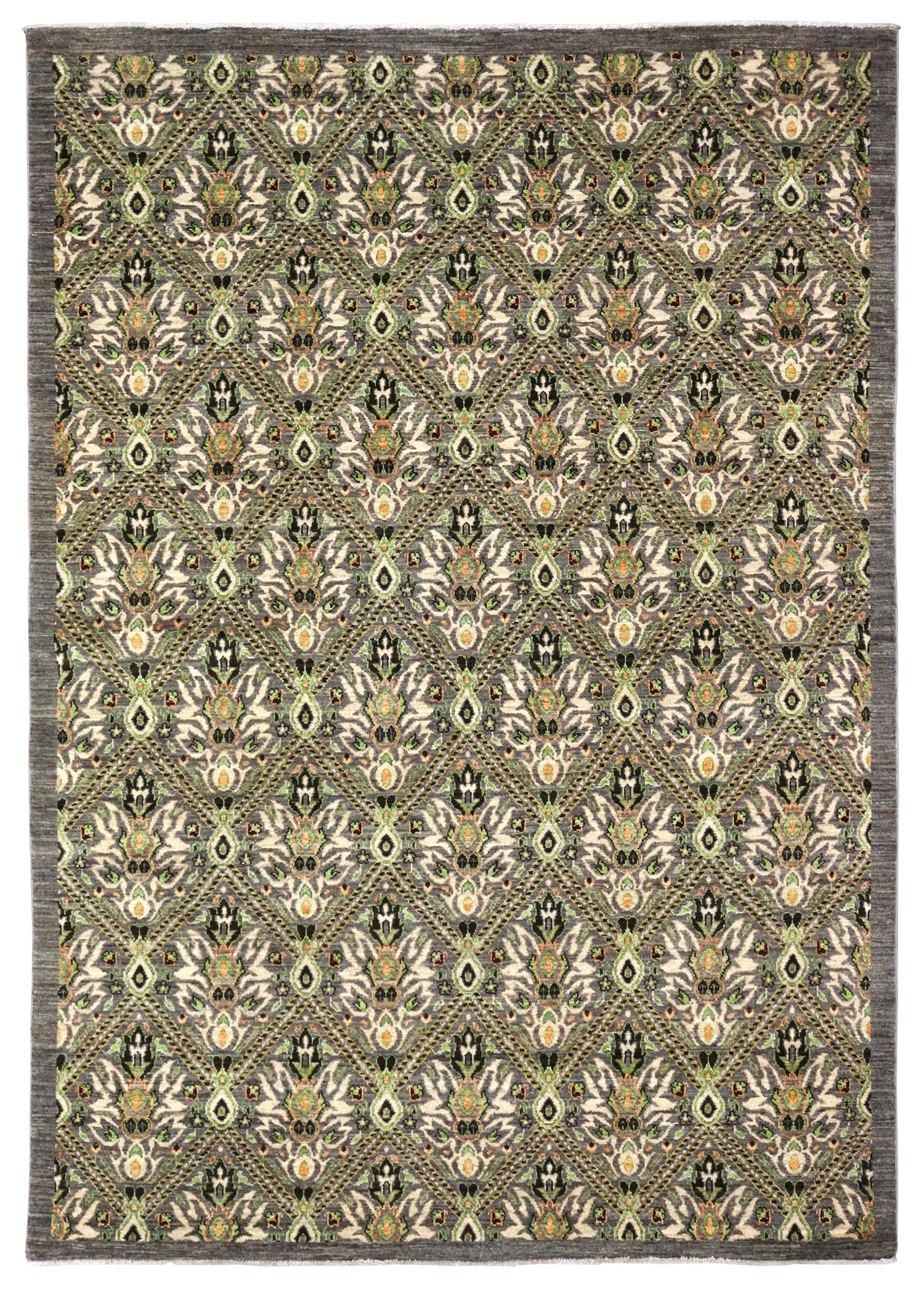 Middle Ages Handwoven Transitional Rug