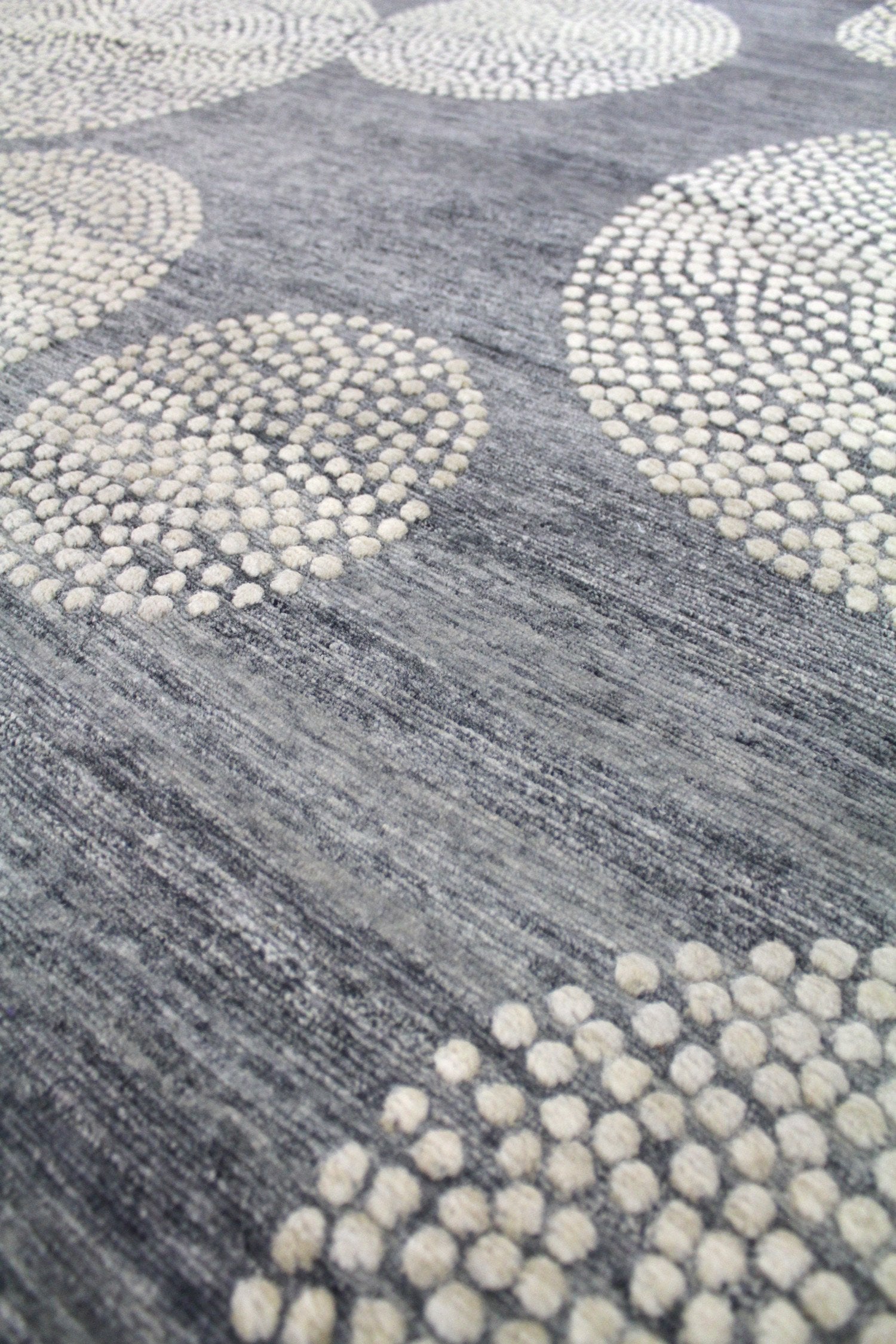 Mosaic Circles Handwoven Transitional Rug, J62891
