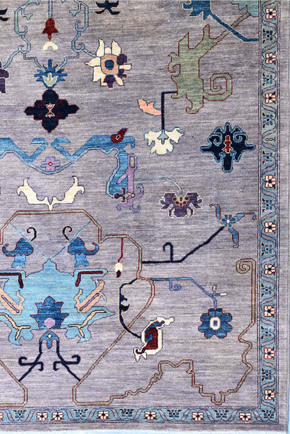 Oushak Wagerieh Handwoven Transitional Rug, J65076