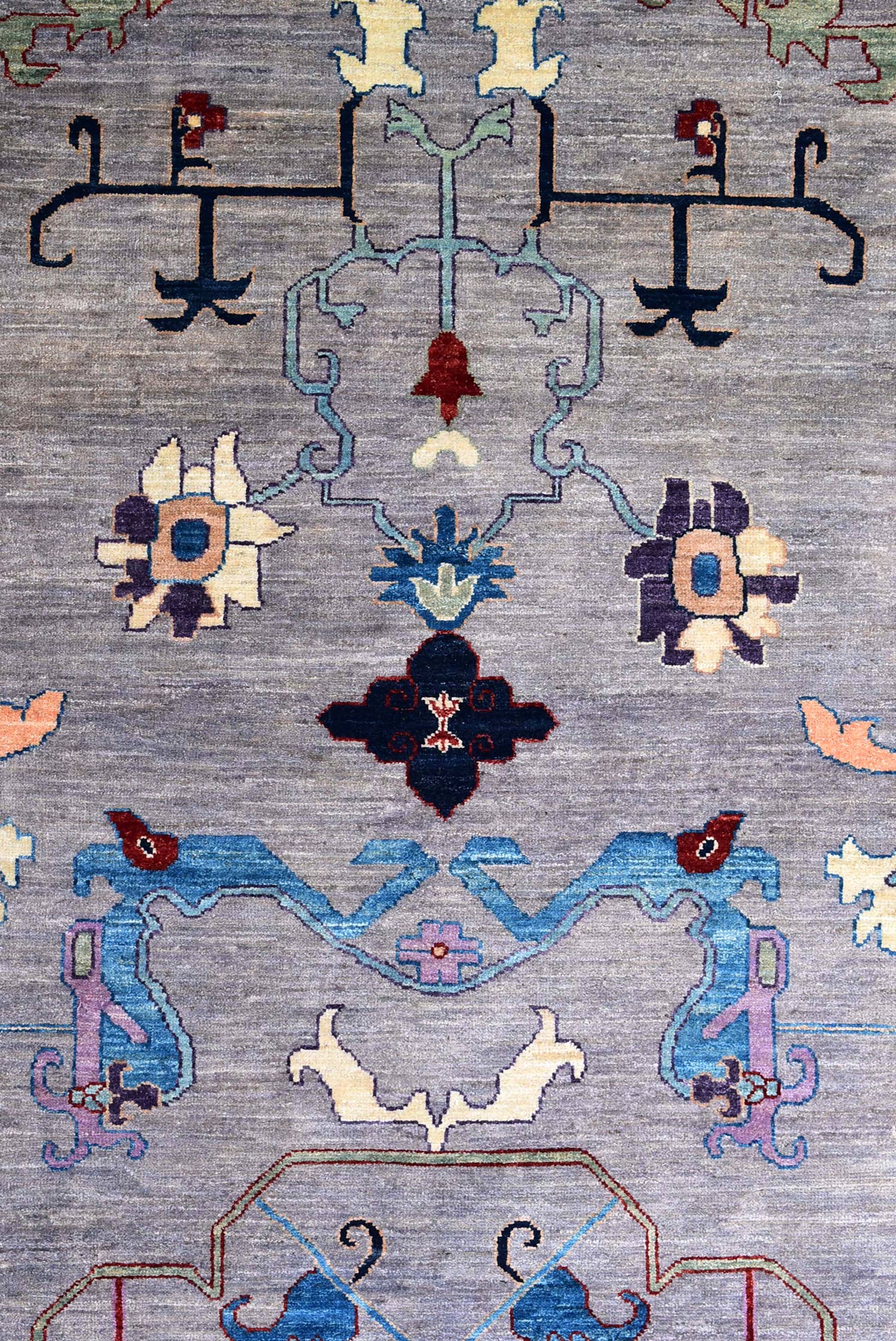 Oushak Wagerieh Handwoven Transitional Rug, J65076