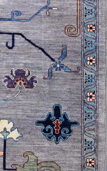 Oushak Wagerieh Handwoven Transitional Rug, J65076