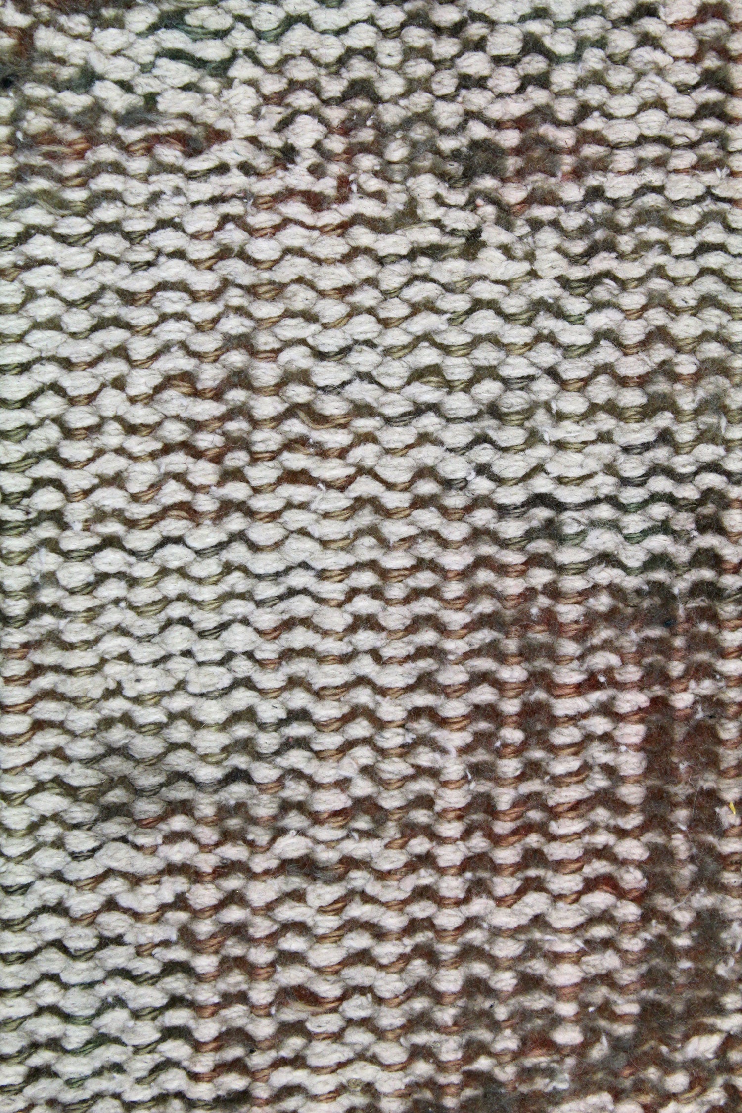 Vintage Overdye Patchwork Handwoven Transitional Rug, J64028